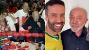 Lula ganha celular, anuncia entrada em canal de Janones e provoca Fl&aacute;vio Bolsonaro