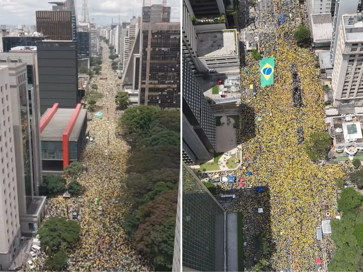 Ato pró-Flávio reuniu 71,9 mil pessoas na Paulista, mostra contagem da USP