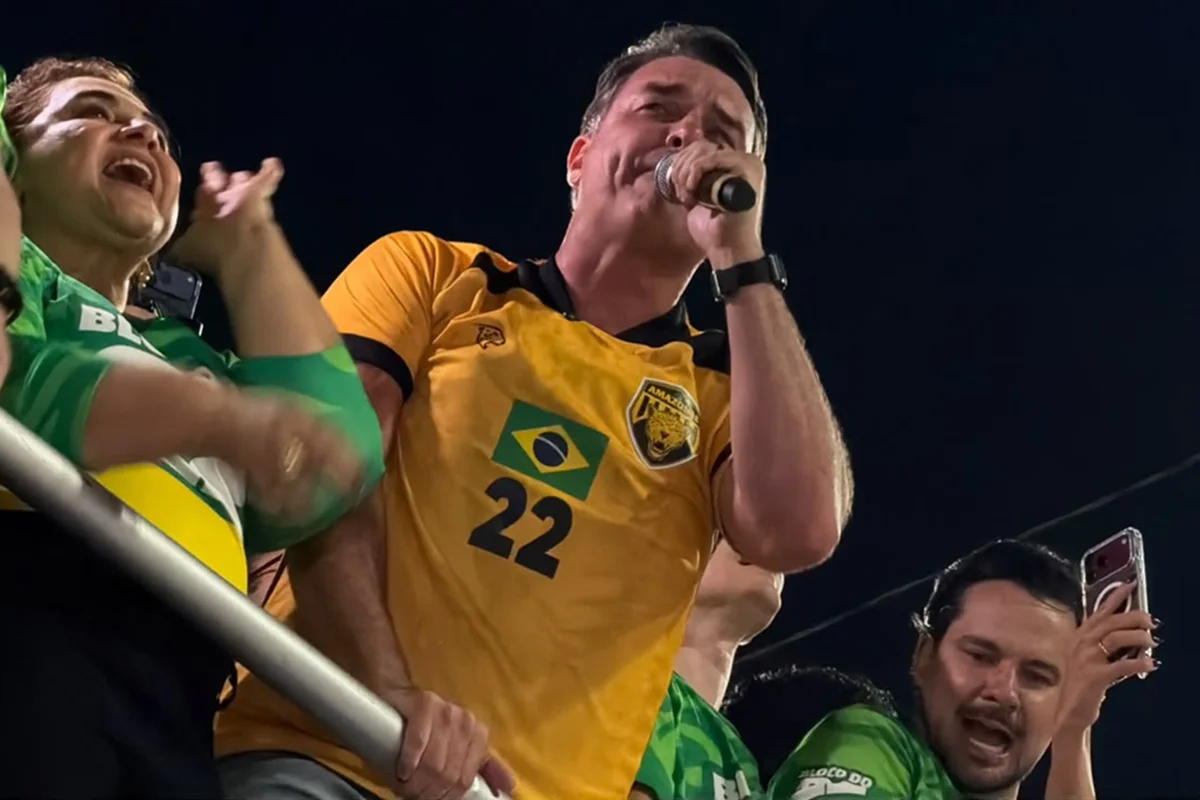 Candidato à Presidência da República Flávio Bolsonaro