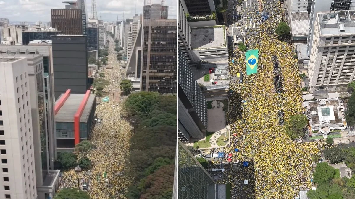 Ato pró-Flávio reuniu 71,9 mil pessoas na Paulista, mostra contagem da USP