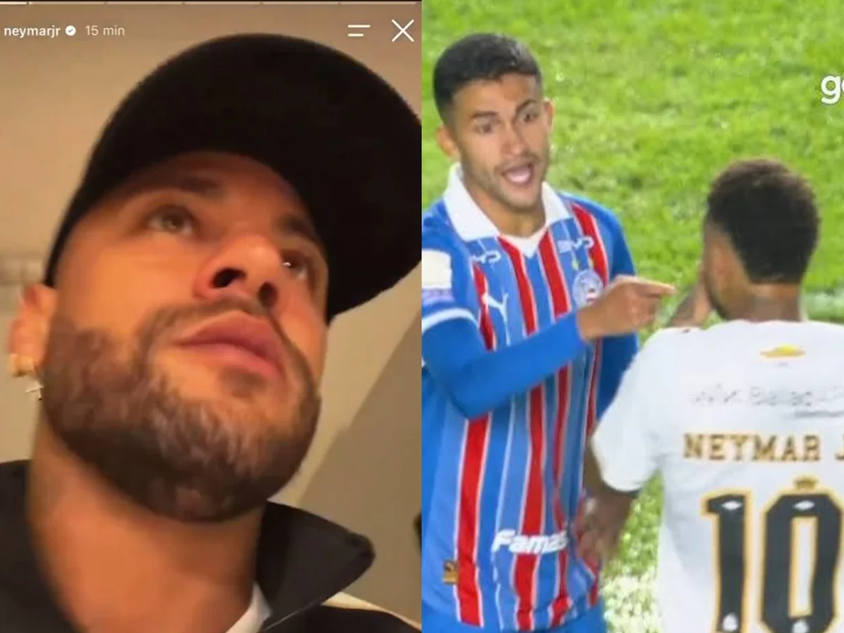 Neymar critica Nestor após expulsão contra o Bahia: "Foi muito safado"