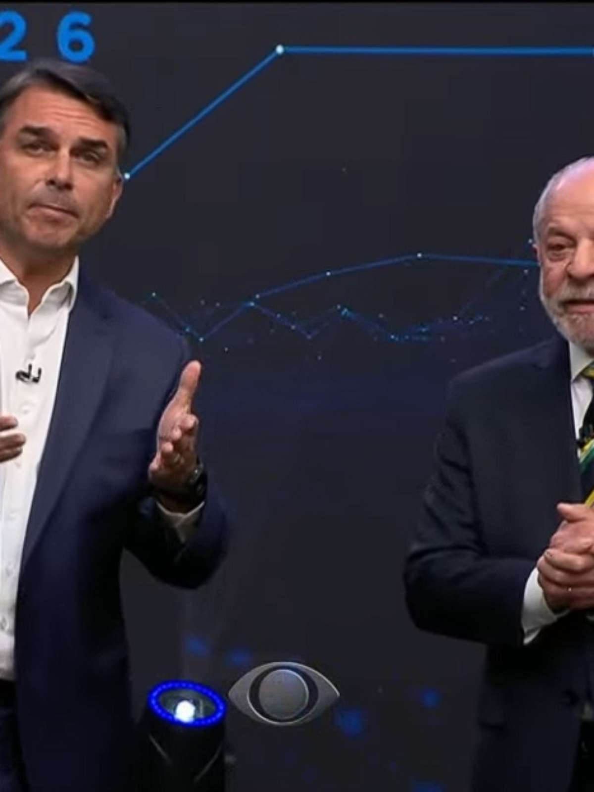 Malandro e machismo: Flávio Bolsonaro aproveita deslizes de Lula no debate da Band