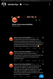 Prints: veja os perfis acusados por Amanda Kimberlly de ataques a Helena