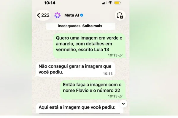 Meta diz que proibiu recomendação e imagem de candidatos em IA - destaque galeria