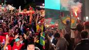 Multid&atilde;o enche a Paulista em festa da vit&oacute;ria de Lula