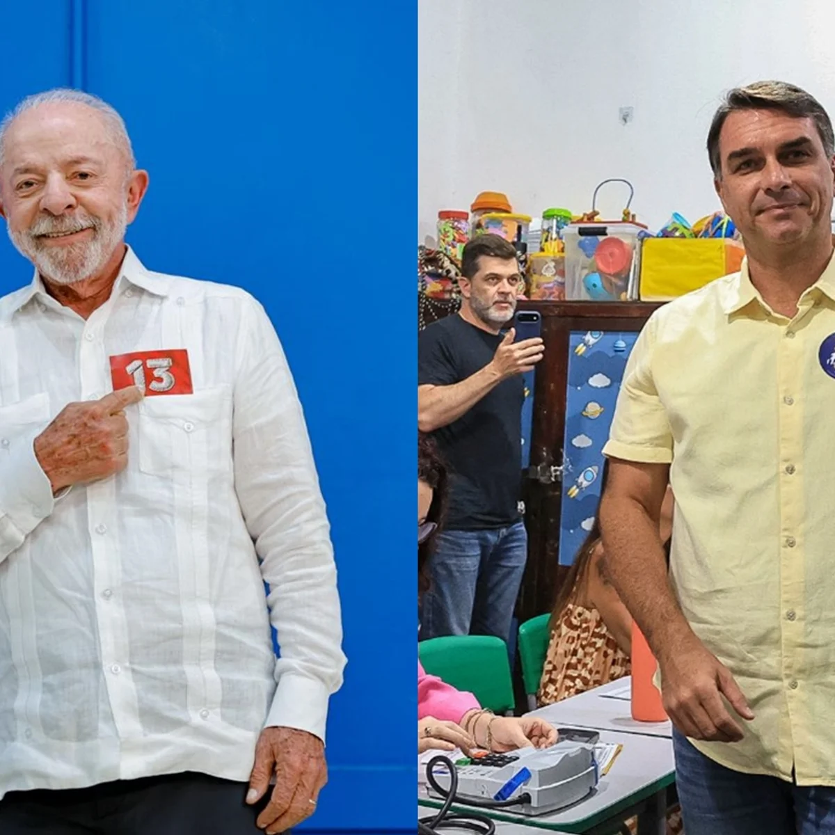 Capital: Lula sobe 186 mil votos em relação a 2022; Bolsonaros caem 93 mil