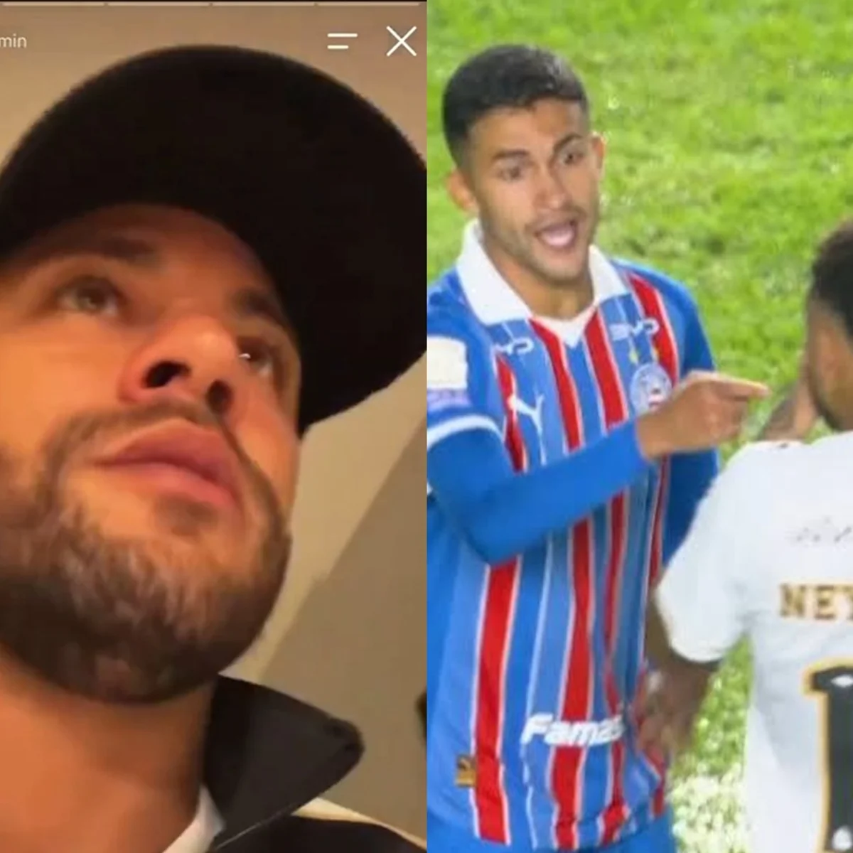 Neymar critica Nestor após expulsão contra o Bahia: "Foi muito safado"