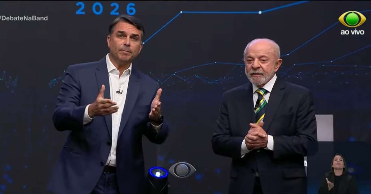 Malandro e machismo: Flávio Bolsonaro aproveita deslizes de Lula no debate da Band