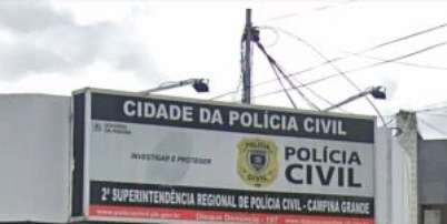 Central de Pol&iacute;cia Civil de Campina Grande. Foto: Reprodu&ccedil;&atilde;o/Google Street View / Portal de Prefeitura