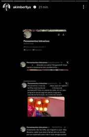 Prints: veja os perfis acusados por Amanda Kimberlly de ataques a Helena