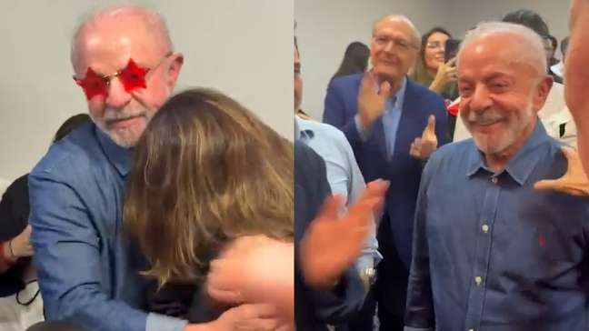 Alckmin discursa antes e diz que Lula ‘salvou a democracia’