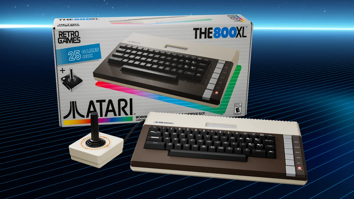 Imagem da matéria: Atari relança PC clássico 800XL com teclado mecânico e suporte a jogos históricos