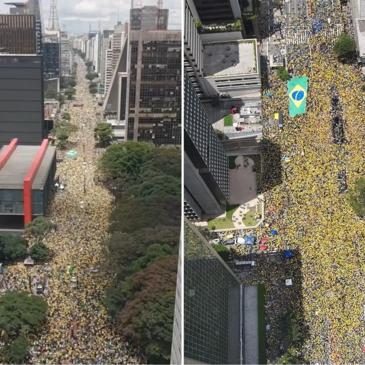 Ato pró-Flávio reuniu 71,9 mil pessoas na Paulista, mostra contagem da USP