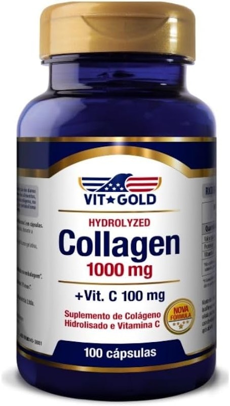 VITGOLD | Colágeno Hidrolisado 1000 mg com Vitamina C